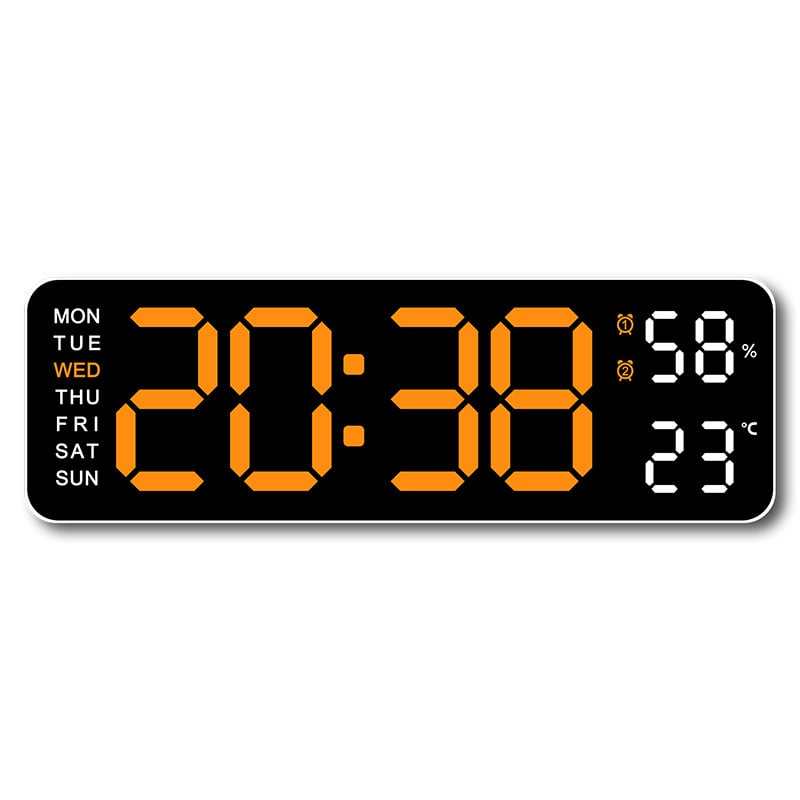 TimeLite™ - Verbesserte digitale Wanduhr mit großem Display
