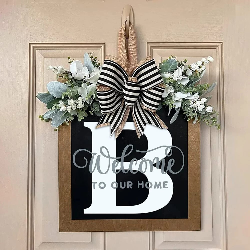 Willkommenskranz für die Haustür – Perfekt als Einzugsgeschenk oder zur Hochzeit