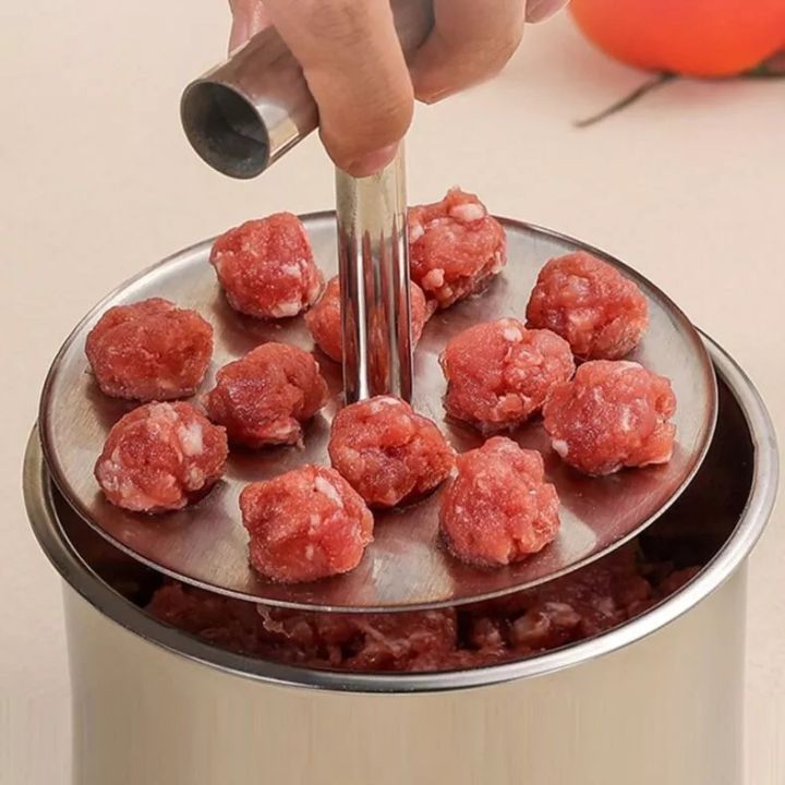 BallMaster - Edelstahl Fleischbällchen-Form für Perfekte Kugeln