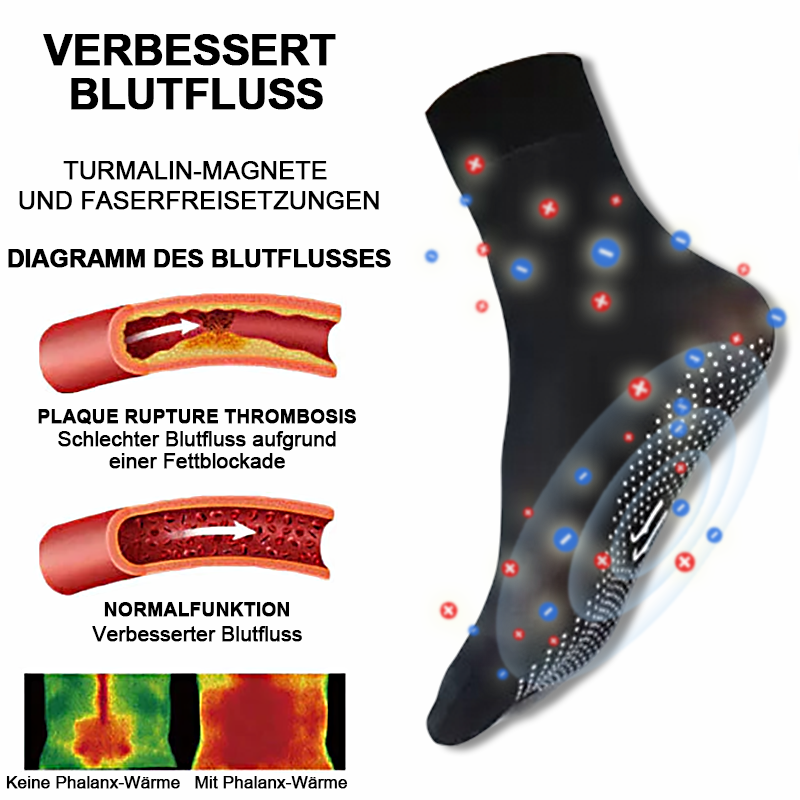 1+1 Gratis | Tourmaline™ Ionic Körperformende Stretch-Socken