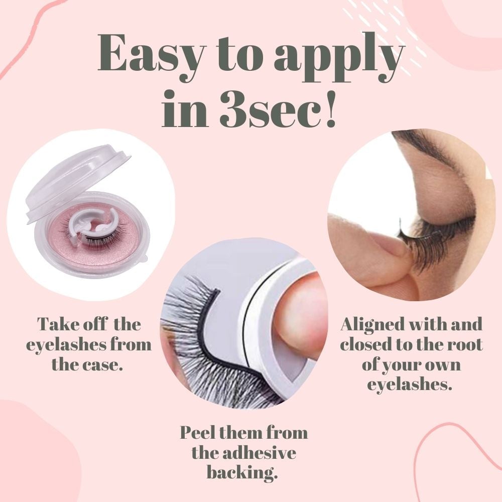 Self-adhesive Eyelashes™ | Selbstklebende, wiederverwendbare Wimpern
