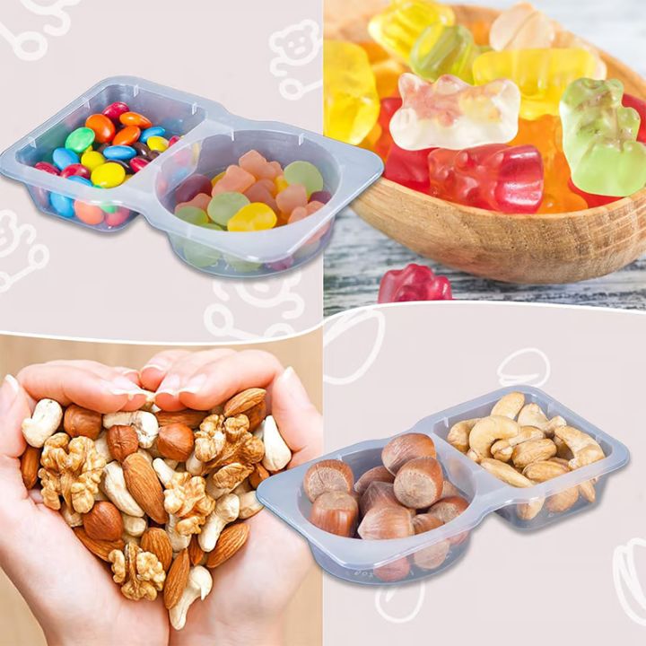 5+5 Gratis | Auslaufsicherer Doppelbehälter für Soßen & Snacks