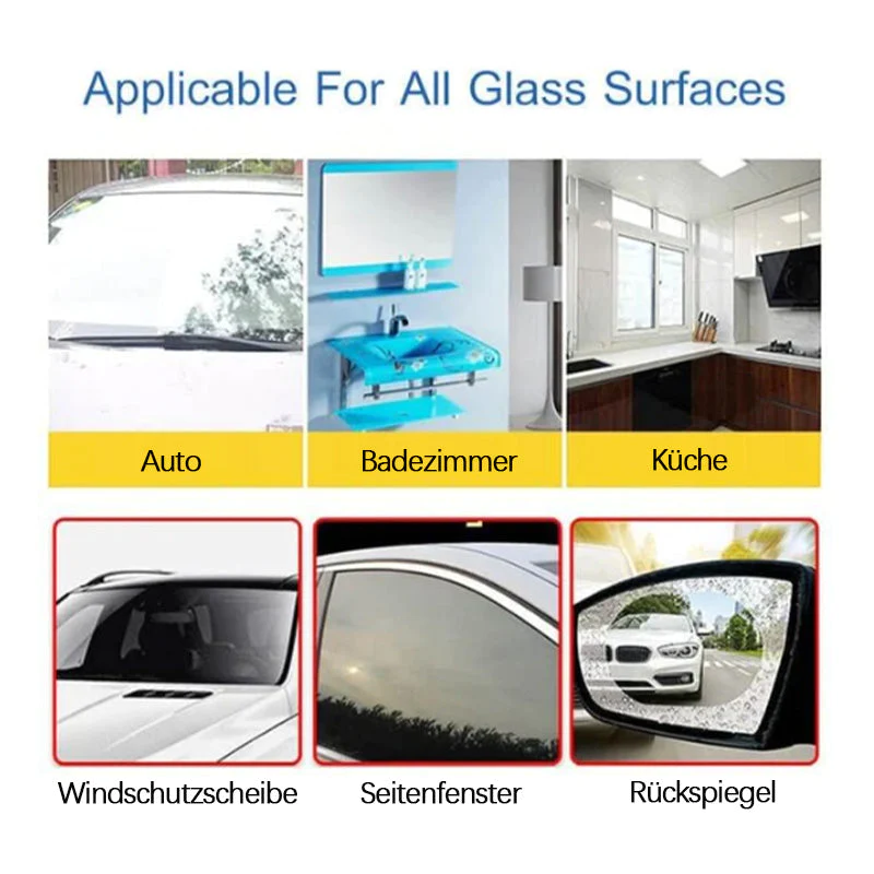 1+1 Gratis | ClearShield™ - Ölfilm-Entferner für Glas