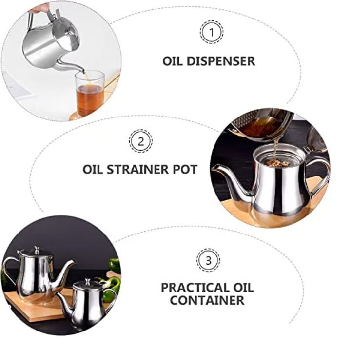Premium Edelstahl-Ölfilter – Öl sicher aufbewahren & wiederverwenden