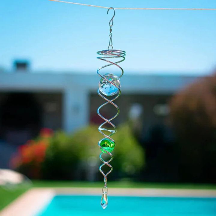 Dekorative Spirale | Magischer Windfänger für Garten & Balkon