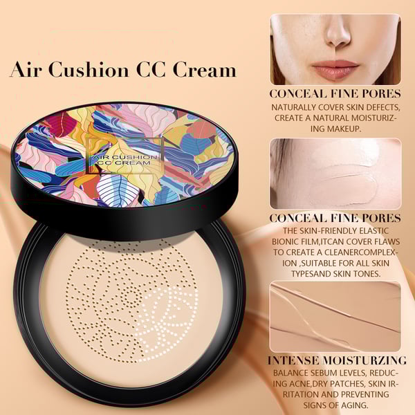 Perfect Face - Pilzkopf-Luftkissen CC-Creme