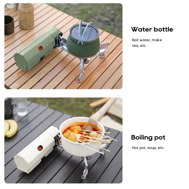 FlameFold™ - Kompakter faltbarer Spyder Camping-Gaskocher