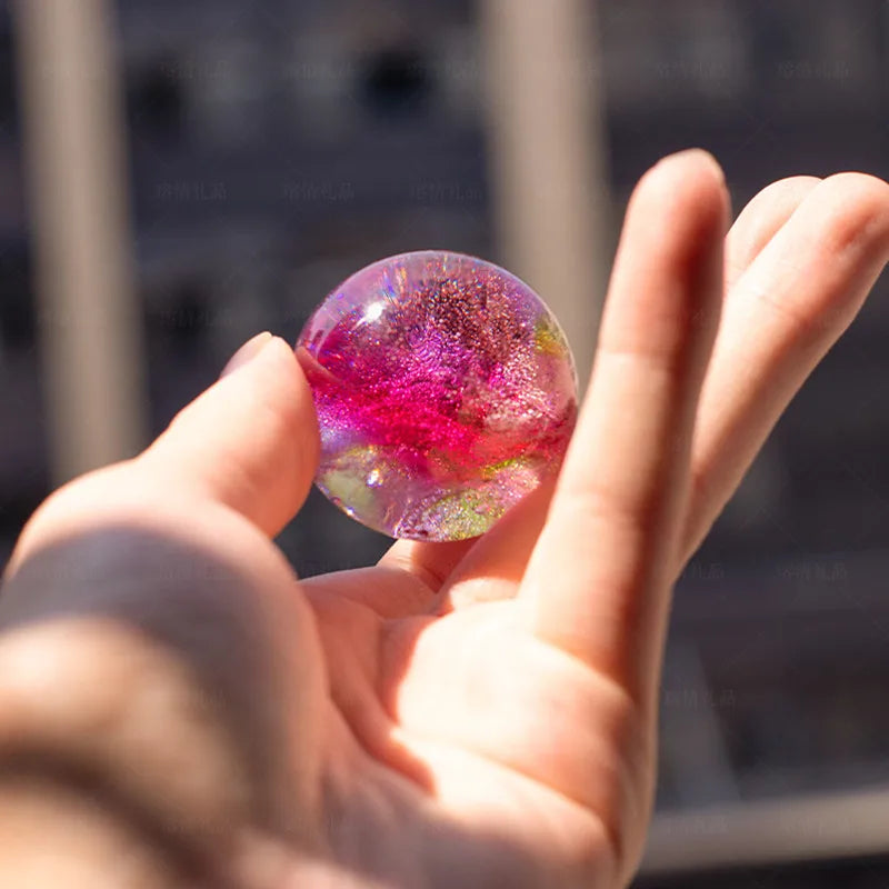 RainbowGlow™ - Kristallkugel-Nachtlicht mit 7 Sternen-Formation (50% RABATT)