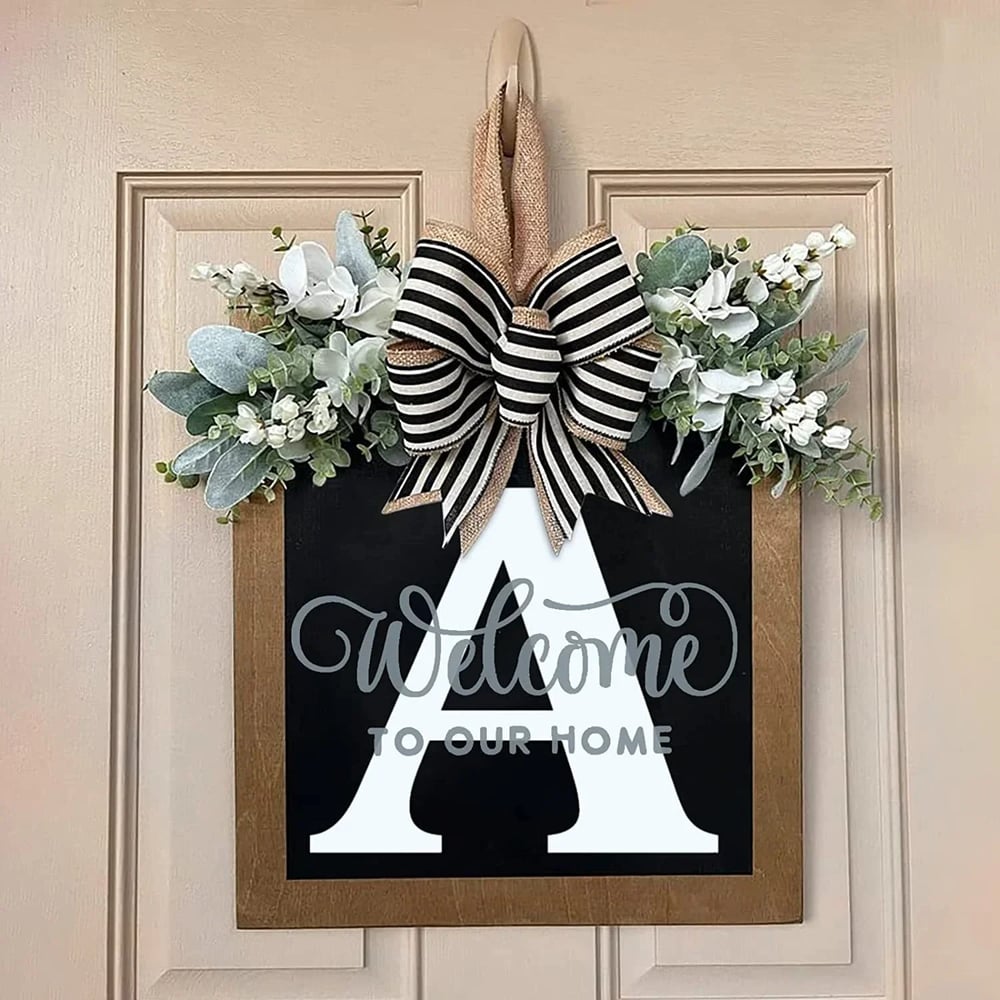 Willkommenskranz für die Haustür – Perfekt als Einzugsgeschenk oder zur Hochzeit