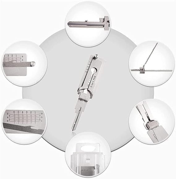 QuickCode™ Schlüsselentschlüsseler | Öffnet KW1 Schlösser | Schnell & Präzise | Robustes Metall