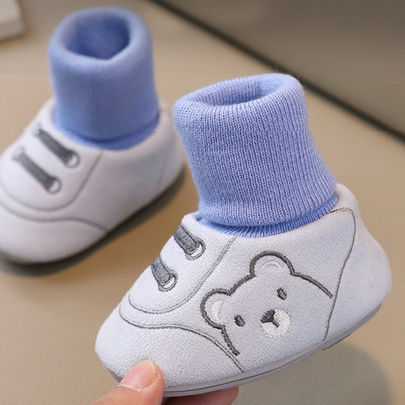 Warme Baby-Winterschuhe mit Plüschfutter – Rutschfest & Atmungsaktiv