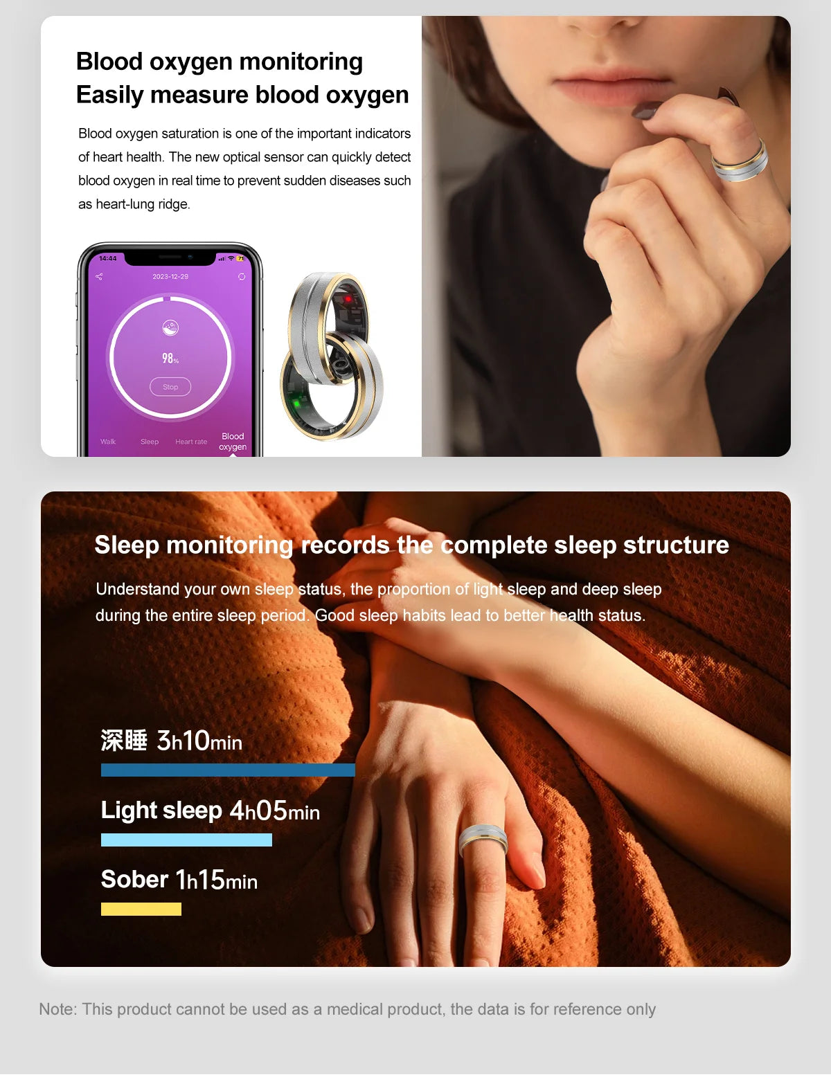 RingFit™ - Intelligenter Fitness-Tracker-Ring