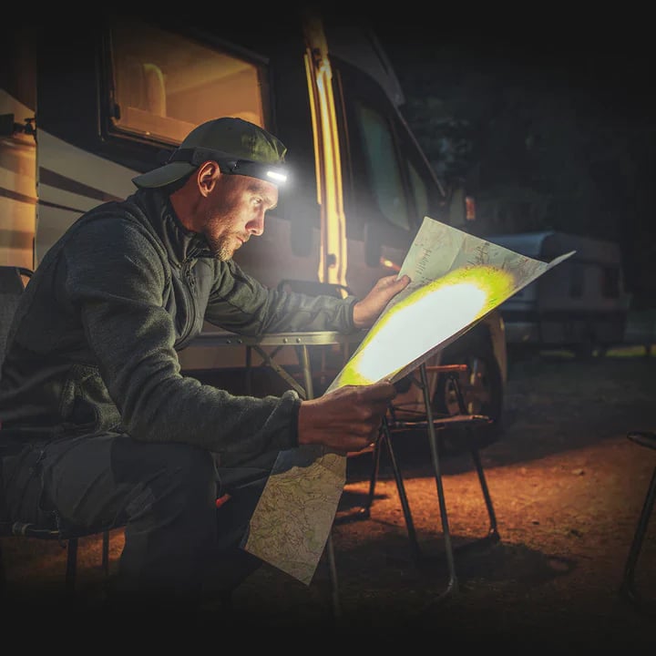 LumaWave™ Sensor Stirnlampe – Freihändige Beleuchtung, die jeden Schritt unterstützt