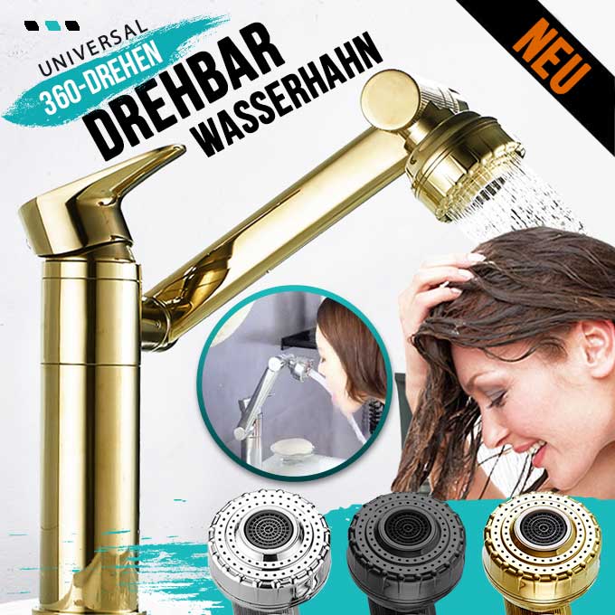 Rundum drehbarer Wasserhahn™ - Der ultimative drehbare Wasserhahn