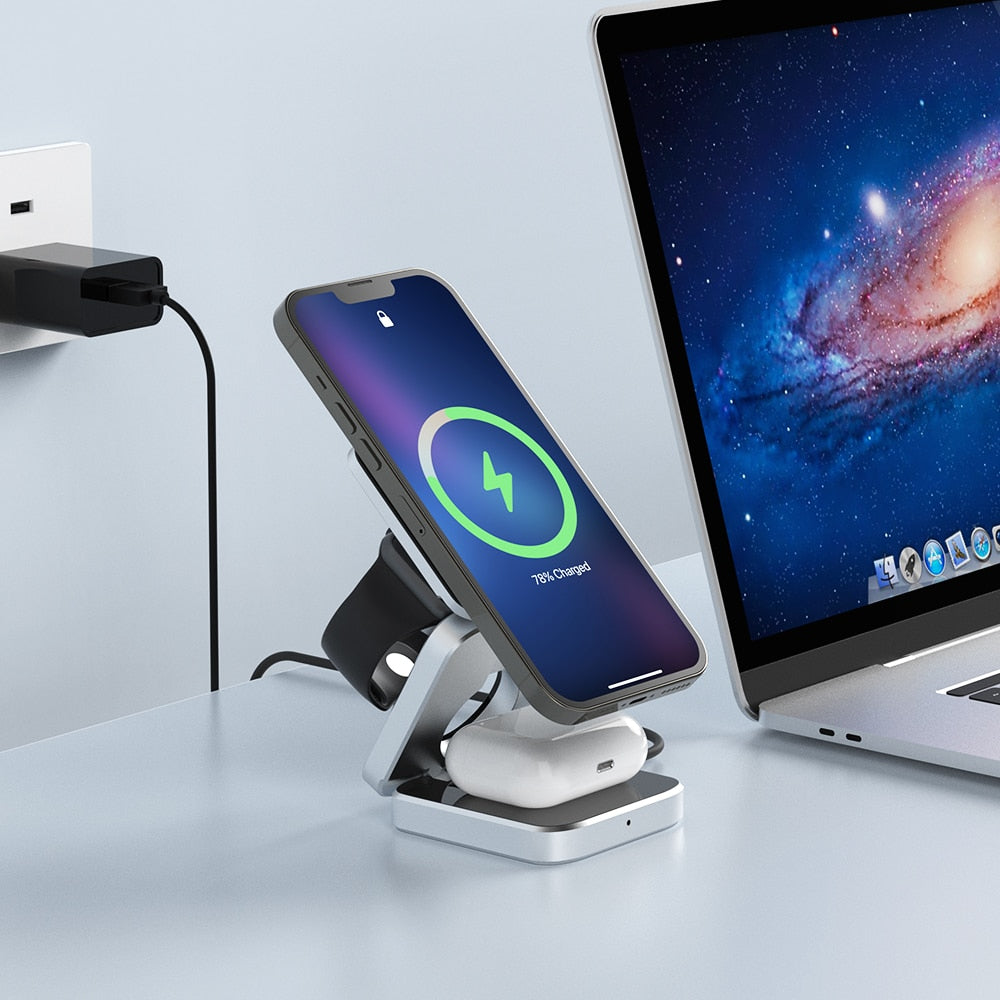 BatteryLife™ 3 in 1 faltbares kabelloses Ladegerät