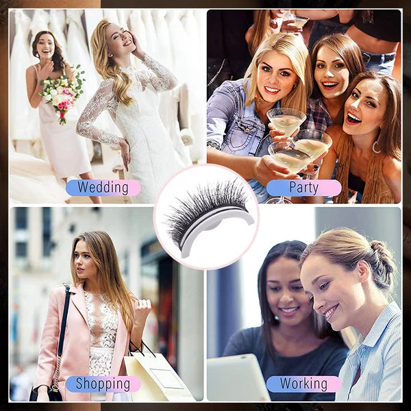 1+1 Gratis | Natural Lashes™ - Wasserfest haftende Wimpern