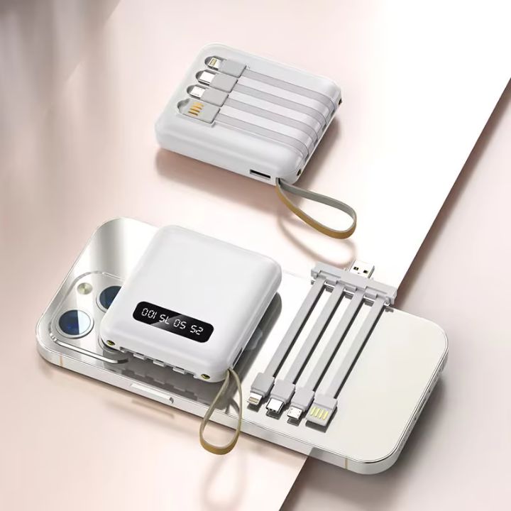 4-in-1 Powerbank Schnellladung – Kompakt & Leistungsstark