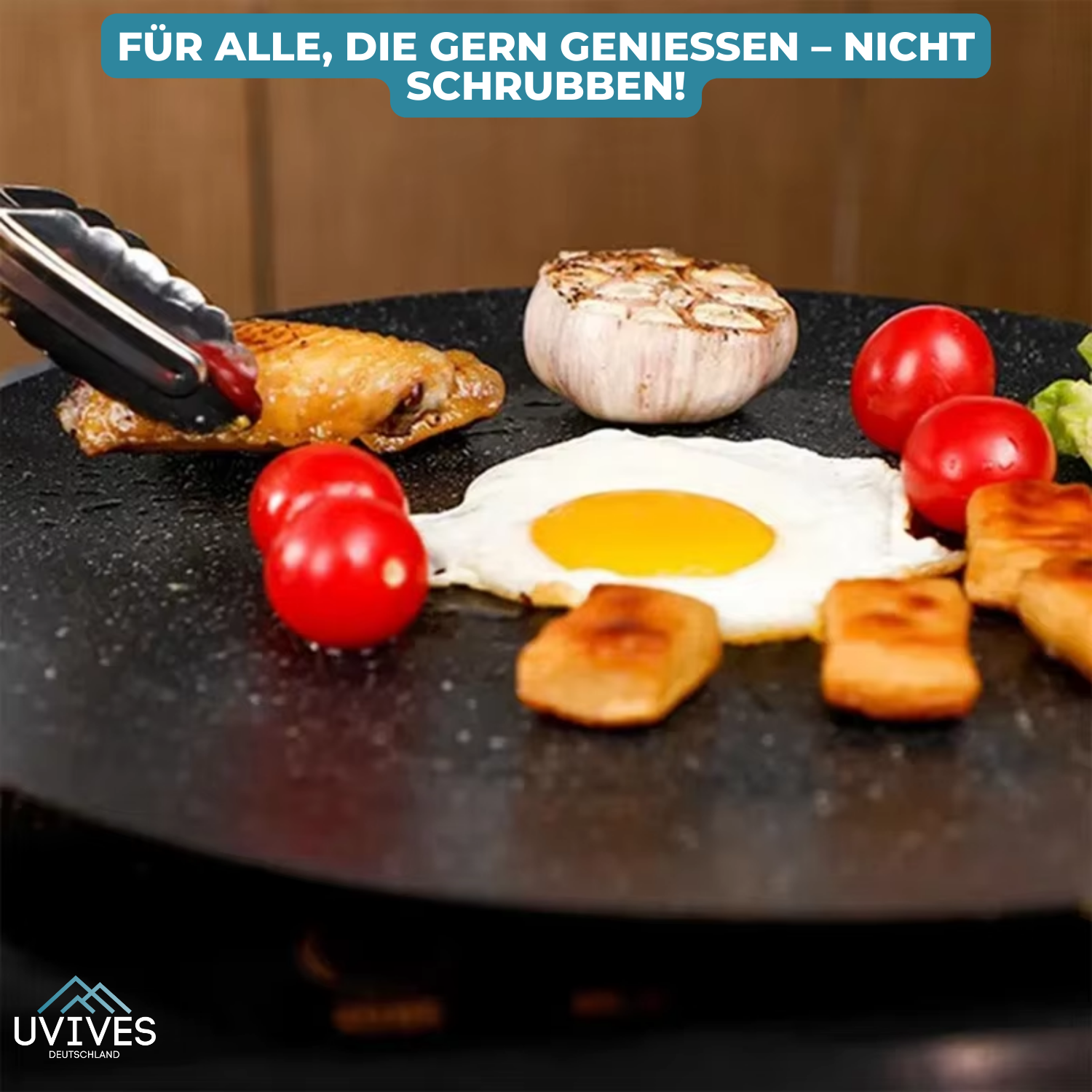 GrillXpert™ - Antihaft-Stein-Grillpfanne [Letzter Tag Rabatt]