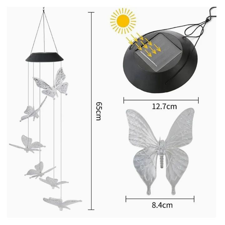 Elegantes Solarbetriebene Gartenleuchten