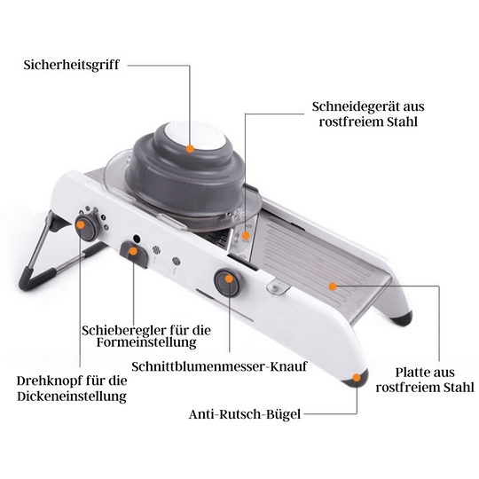 QuickChop™️ | Multifunktionale Schneidemaschine