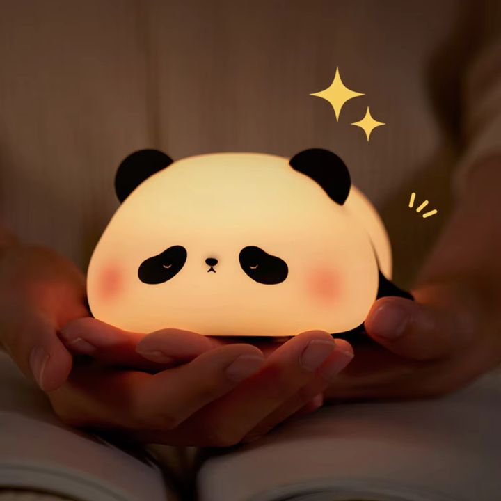 Panda Nachtlicht – Weiches, wiederaufladbares und vielseitiges