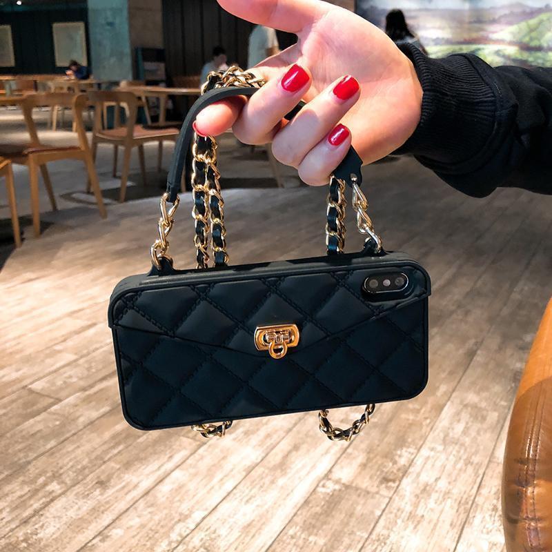ChicHülle | Stilvolle Handtaschen-Handyhülle mit Kettenriemen