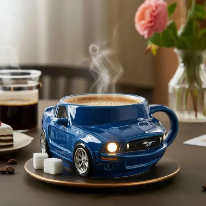 Sportwagen-Kaffeetasse – Kreative & hochwertige Keramiktasse