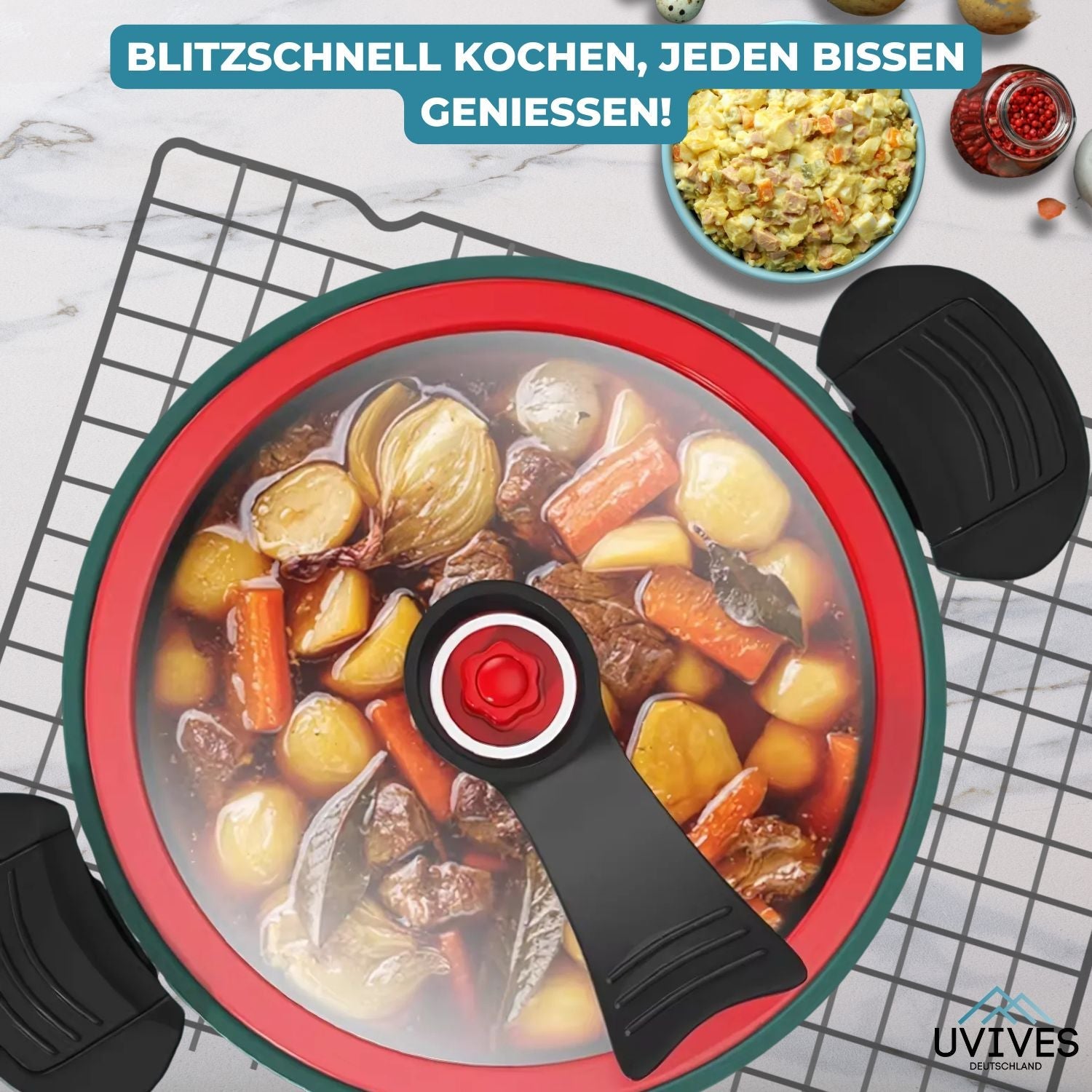 SpeedPot™ - Innovativer Mikro-Schnellkochtopf
