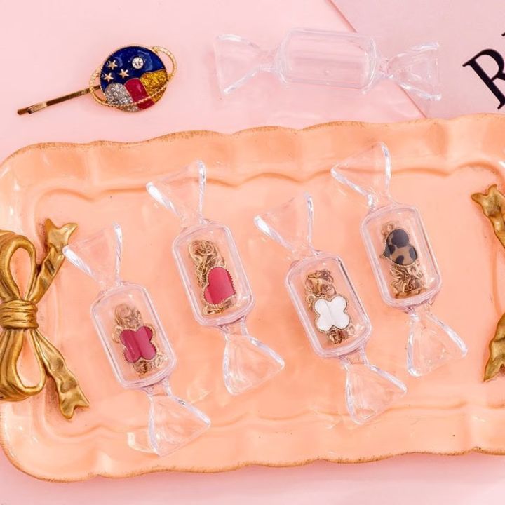 Bonbonförmige Schmuckbox – 20 Stücke für Ringe & Ohrringe