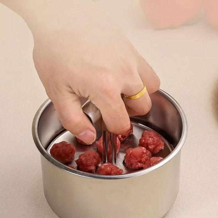 Edelstahl Fleischbällchen-Form für Perfekte Kugeln