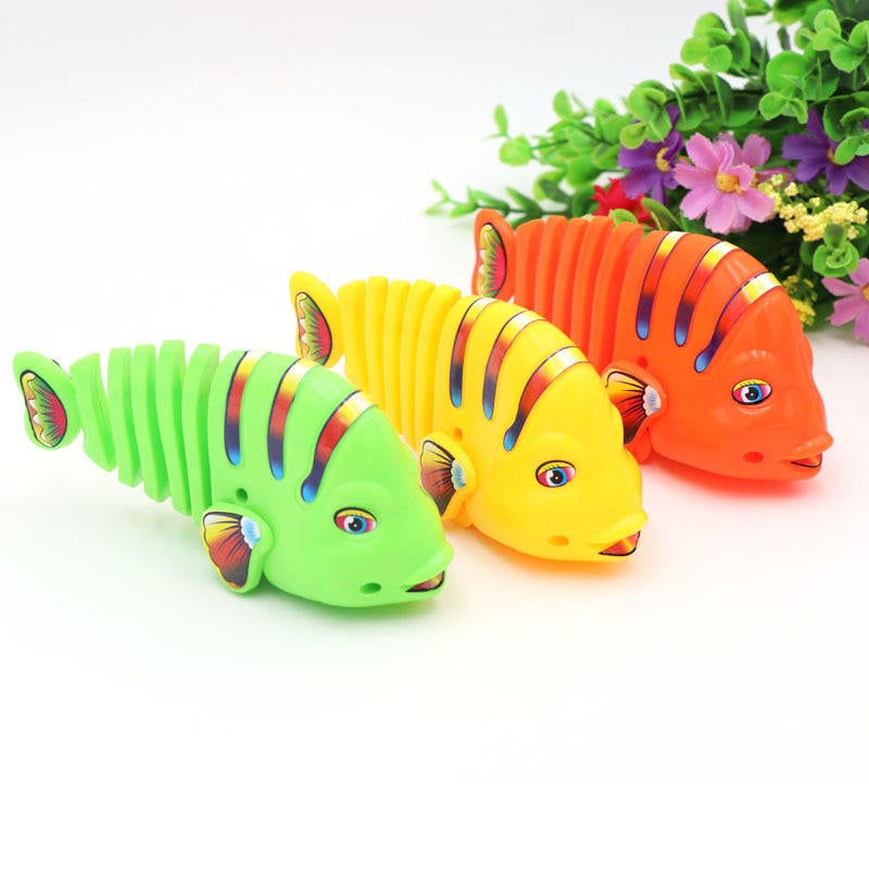 1+1 GRATIS | Wind-Up Wiggle Fisch Spielzeug – Wackelspaß für Babys