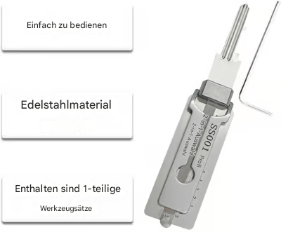 StealthKey™ — Öffne jedes Schloss schnell mit Laserpräzision und felsenfester Kontrolle