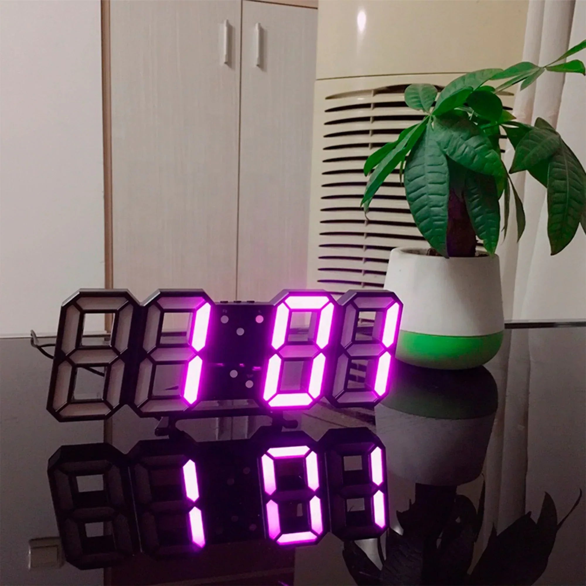 LumaPulse™ 3D LED Wanduhr – Verwandeln Sie Ihren Raum mit einem atemberaubenden, stimmungshebenden Leuchten