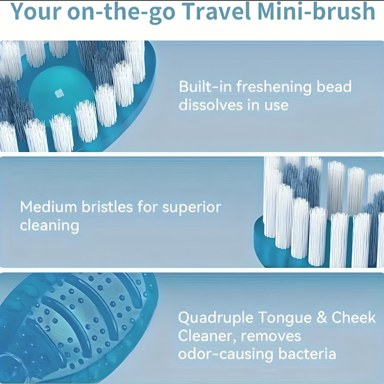 50% RABATT TEMPORÄR | OralGo™ | Das ideale Mundhygiene-Set für hektische Tage und Reisen!