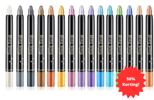 EyeGlam - Wasserfester Lidschatten-Stift (15 Stück) | 50% RABATT