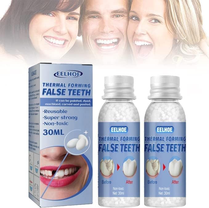 SmileRight Zahnreparatur Set | Sofort Zahnlücken Füllen | Natürliche Farbe | 1+1 Gratis