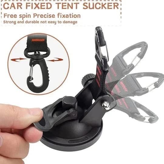 Griplock™ (3 pcs) – Mehrzweck-Camping-Saugnäpfe Mit Haken