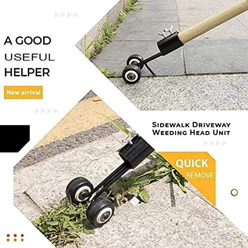 Wecro GrasTrimmer 20cm - Stahl-Grasschneider Für Unkrautentfernung