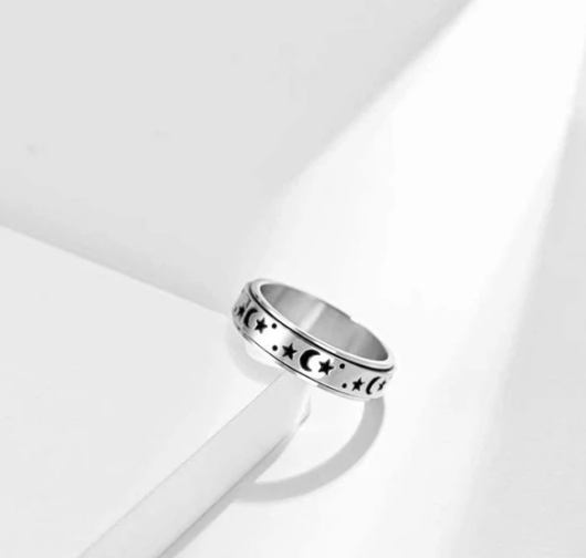 Ecliptify™ - Rotierender Ring mit Mond und Sternen