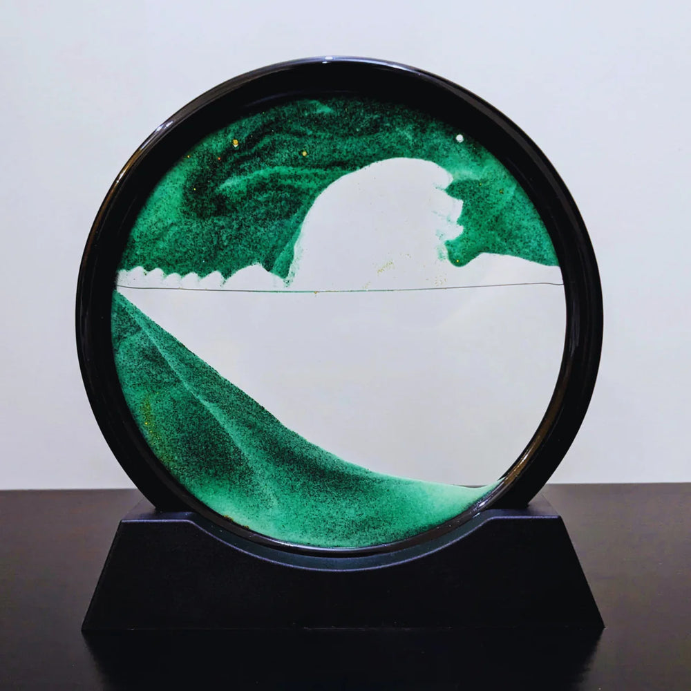 3D künstlerische Runde Glas Sandlandschaft