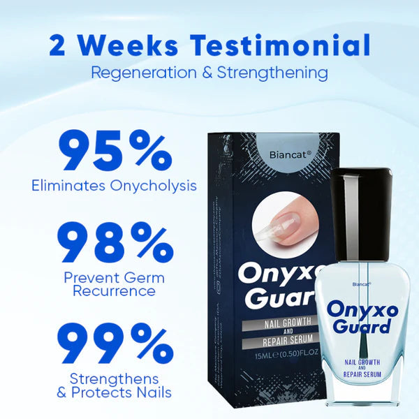1+1 GRATIS | Biancat™ OnyxoGuard Nagelwachstums- und Reparaturserum — Belebt und stärkt Nägel schnell für gesündere, schönere Nägel