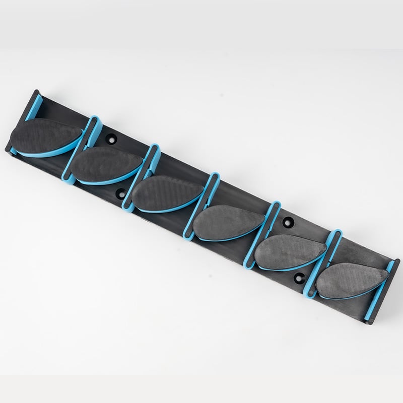Platzsparender wand-rutenhalter
