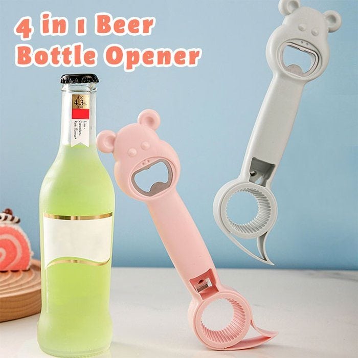 4-in-1 Flaschenöffner – Praktisch & vielseitig für jeden Anlass