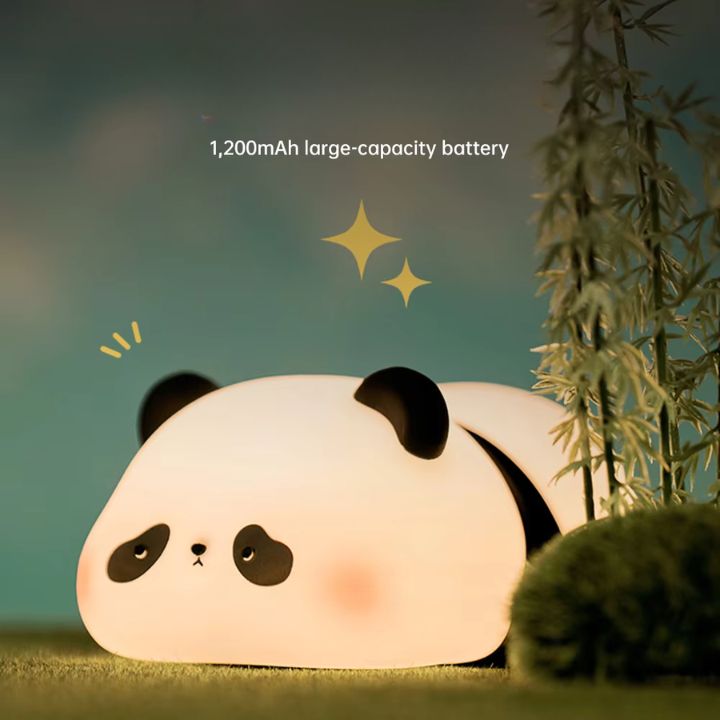 Panda Nachtlicht – Weiches, wiederaufladbares und vielseitiges