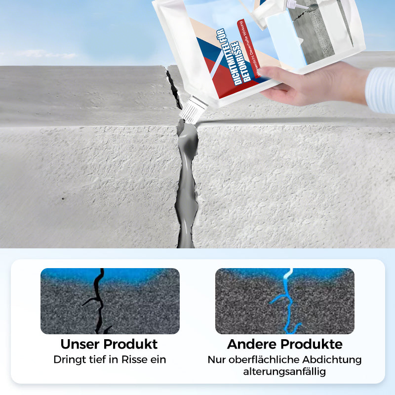 1+1 Gratis | DeepSeal™ Hochleistungsfähiger Klebstoff zur Reparatur von Betonrissen