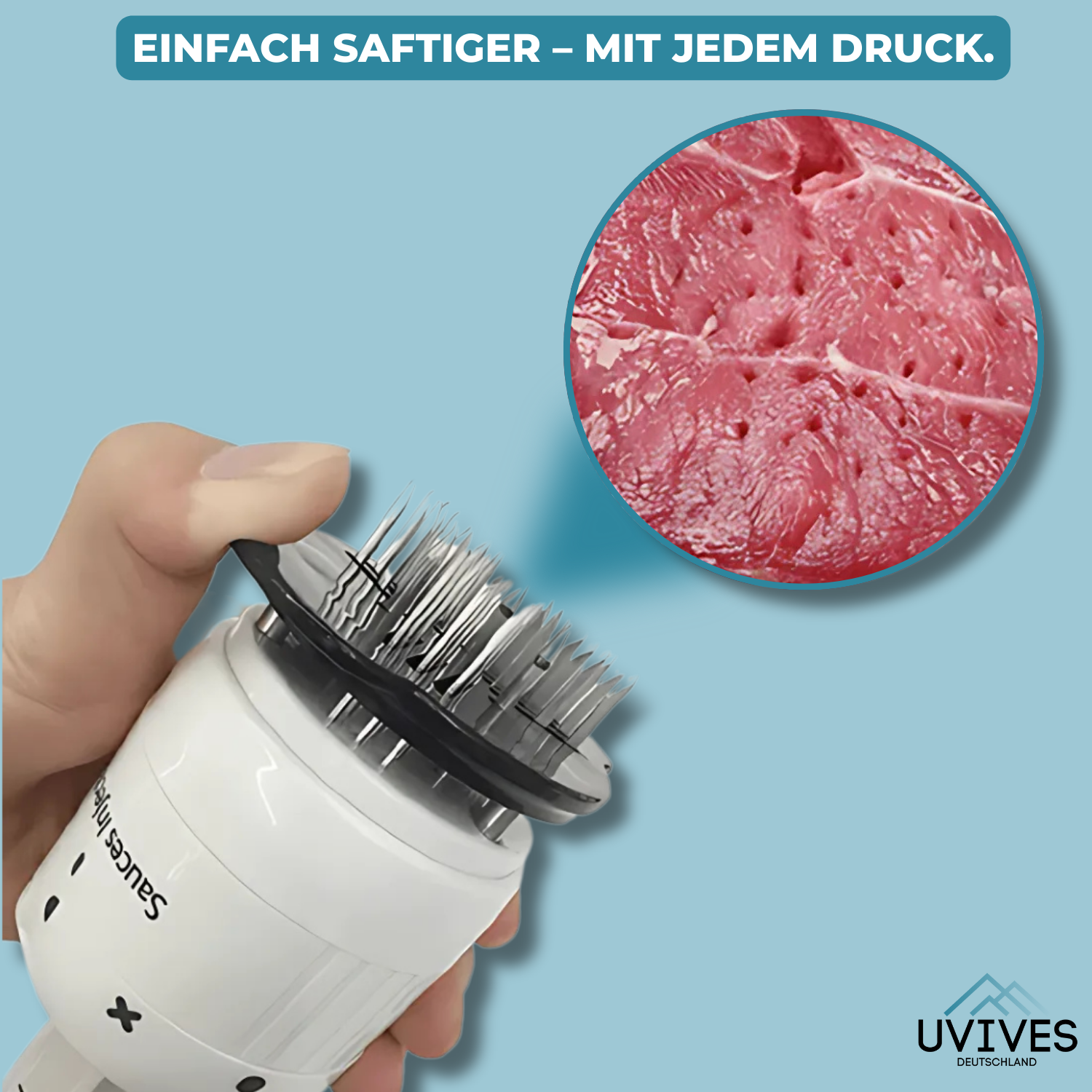 InjectaTender™ - 2 in 1 Zartmacher und Sauceninjektor