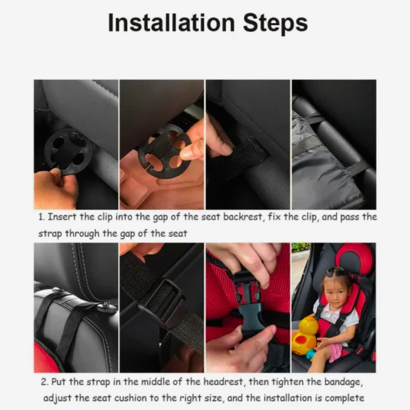 KidGuard™ Tragbarer Kindersitz | Faltbar, Sicher & Komfortabel | Für Reisen