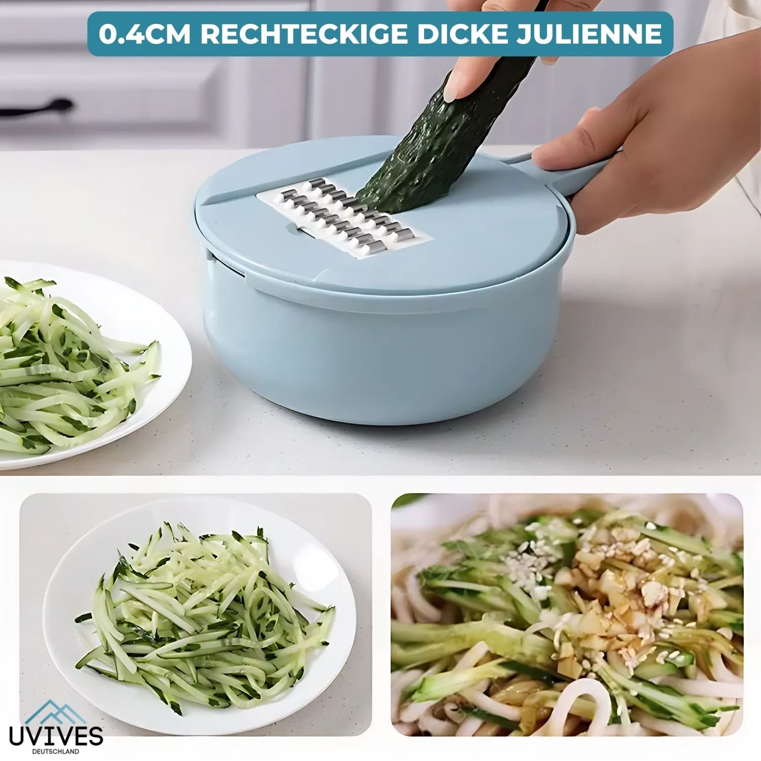 GrateCut™ - Multifunktionaler Gemüseschneider