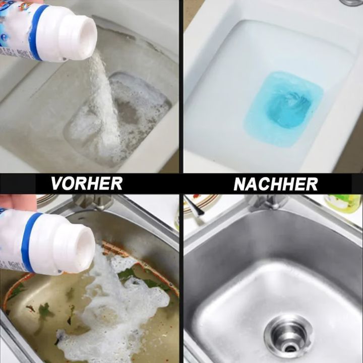 Leistungsstarker Abflussreiniger – Entfernt Fett, Haare & Verstopfungen