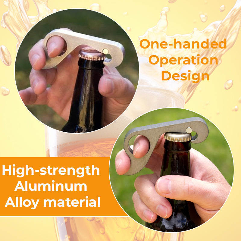 OneHandPop™ - Bierflaschenöffner aus Aluminiumlegierung